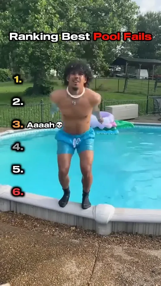 The finished Ranking Best Pool Fails Short, shown in the editor's 9:16 preview.